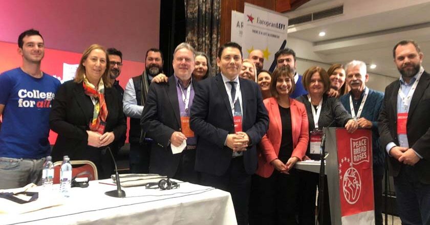 Νέος Αντιπρόεδρος του Κόμματος Ευρωπαϊκής Αριστεράς ο Γιάννης Μπουρνούς