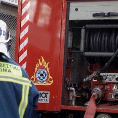 Φωτιά στην παλιά χωματερή Πλωμαρίου