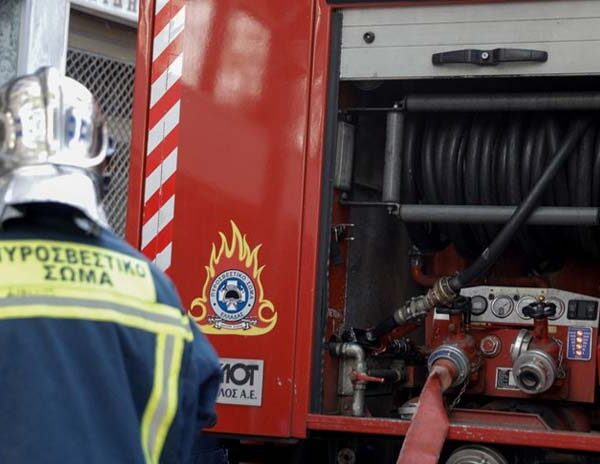 Φωτιά στην παλιά χωματερή Πλωμαρίου