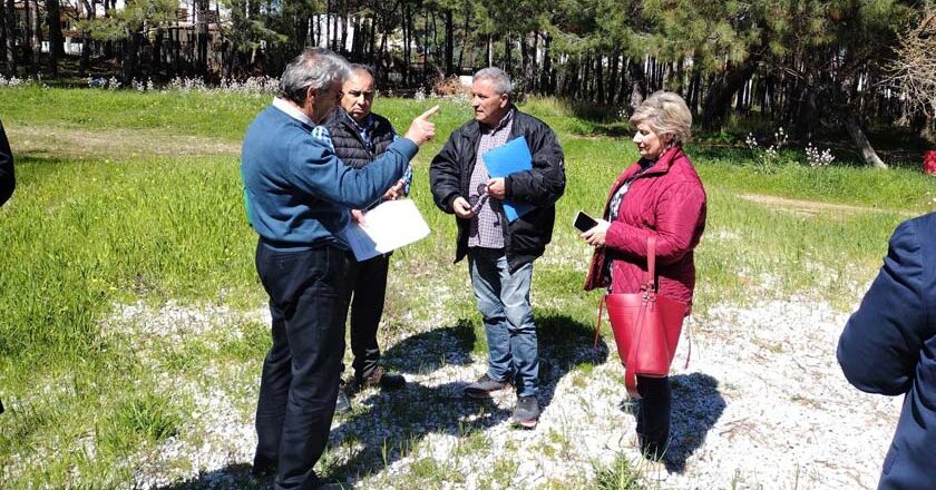 Επίσκεψη Δημάρχου Μυτιλήνης στο εργοτάξιο των Παιδικών Κατασκηνώσεων Νεάπολης (ΠΙΚΠΑ)