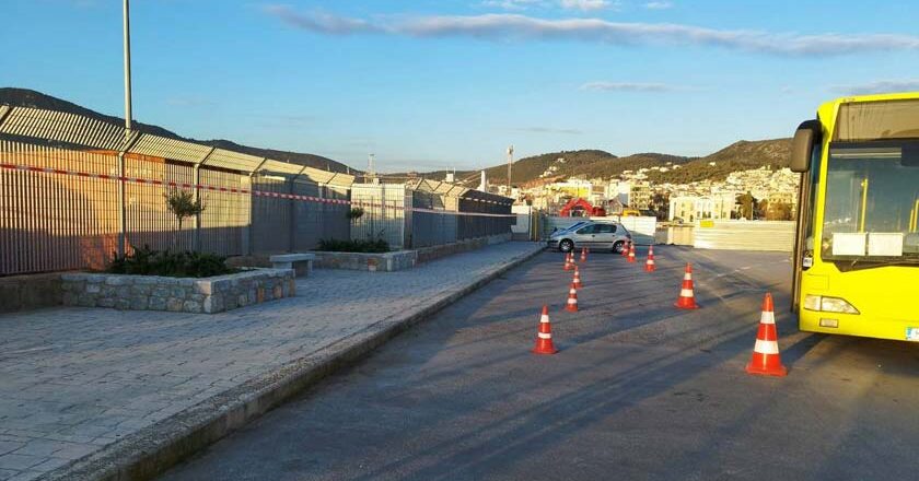 Μετακινείται προσωρινά στάση των Αστικών Κτέλ Μυτιλήνης λόγω έργων στην Προκυμαία