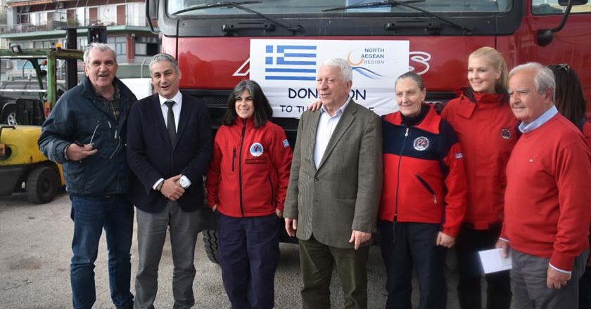 Αποστολή ανθρωπιστικής βοήθειας στην Τουρκία από την Περιφέρεια Β.Α.