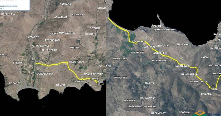 Δυτική Λέσβος | Υπεγράφη η σύμβαση των «2,4» εκ. ευρώ για τους δρόμους “Λιώτα-Λαψαρνα” και του “Χρούσου”