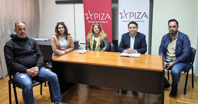 Συνάντηση Γιάννη Μπουρνού με το Σύλλογο Εθελοντών Πυροσβεστών Ν. Λέσβου