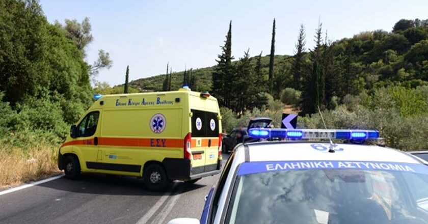 Τροχαίο ατύχημα στον δρόμο Μυτιλήνης – Καλλονής στην περιοχή στα Θέρμα | Τραυματίστηκε η οδηγός του μοτοποδηλάτου