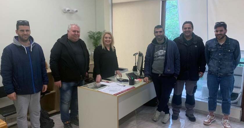 Συνάντηση Χοχλάκα με την τοπική επιτροπή Βόλεϊ και την τοπική επιτροπή Μπάσκετ