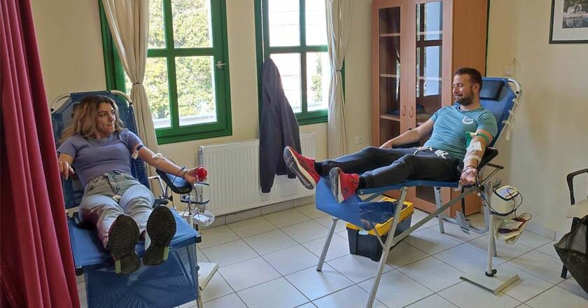 Ο Σύλλογος αιμοδοτών Ευεργέτουλα δηλώνει δυναμικά παρών στον αγώνα ζωής με 62 μονάδες αίματος
