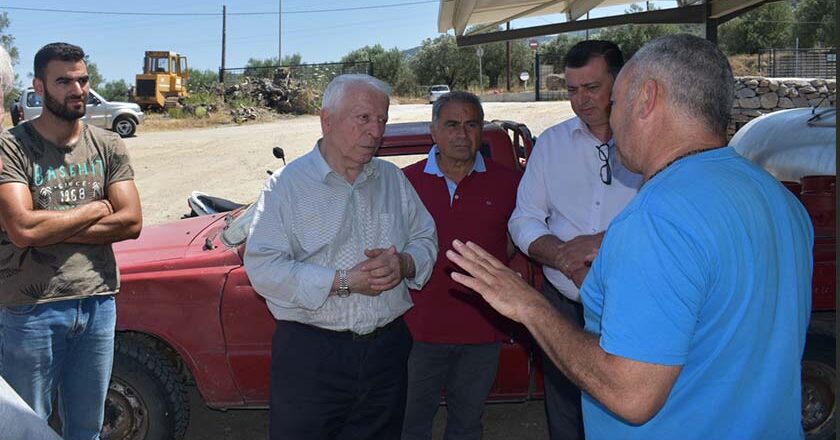 Επίσκεψη Περιφερειάρχη στον Συνεταιρισμό Πέτρας