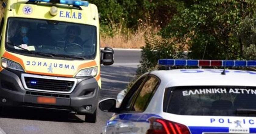 Τροχαίο ατύχημα στην περιοχή της Αγίας Παρασκευής