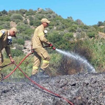 Εμπρησμό εξετάζει η Π.Υ. Μυτιλήνης για τη φωτιά στον Άγιο Φωκά