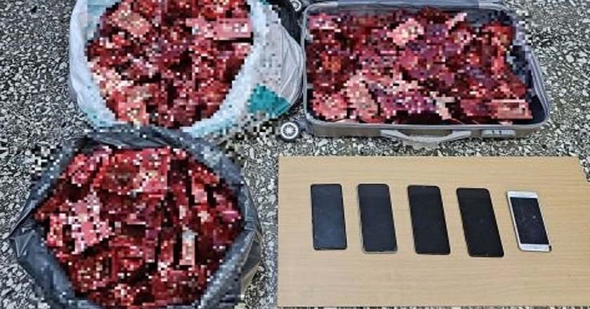 Σύλληψη 4ων αλλοδαπών για παράνομα καπνικά προϊόντα στο Λιμάνι Μυτιλήνης