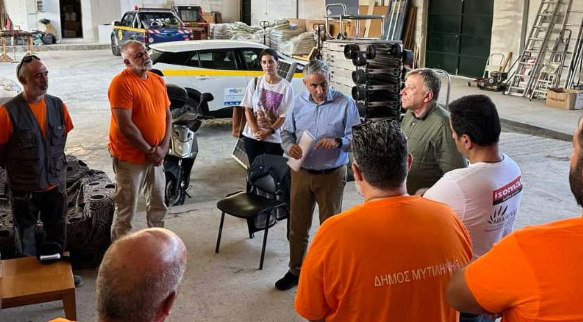 Σειρά Σημαντικών Συναντήσεων σε Διάφορους Φορείς του Δήμου Μυτιλήνης από τον Πανάγο Κουφέλο