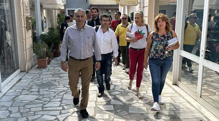 Σειρά σημαντικών επαφών από τον Πανάγο Κουφέλο στη Μυτιλήνη