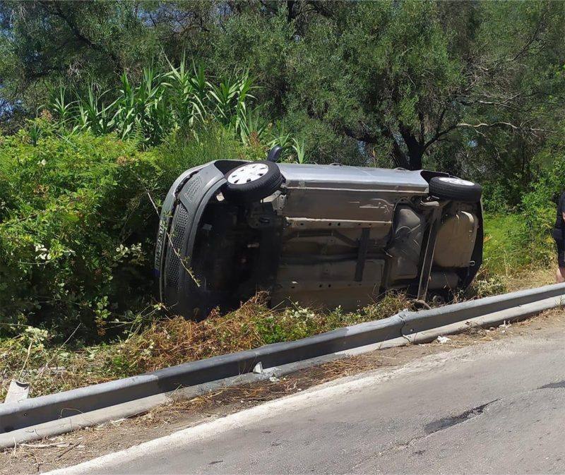 Τροχαίο ατύχημα στον δρόμο Πολιχνίτου – Μυτιλήνης