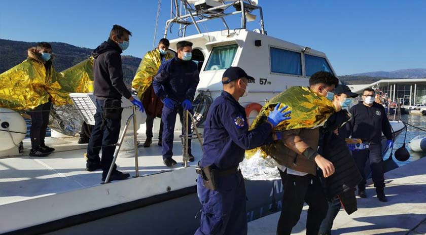 Καταδίωξη του Λιμενικού και σύλληψη του διακινητή στήν στήν περιοχή του Πλωμαρίου