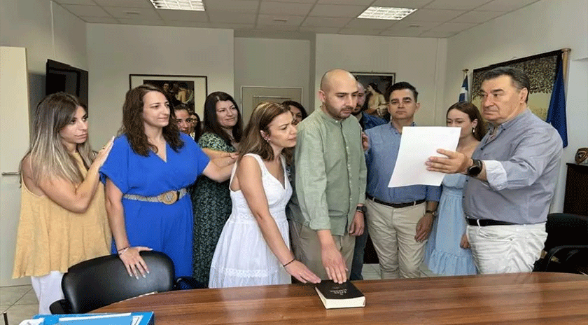 Ορκωμοσία 14 μόνιμων νοσηλευτών στο Νοσοκομείο Μυτιλήνης