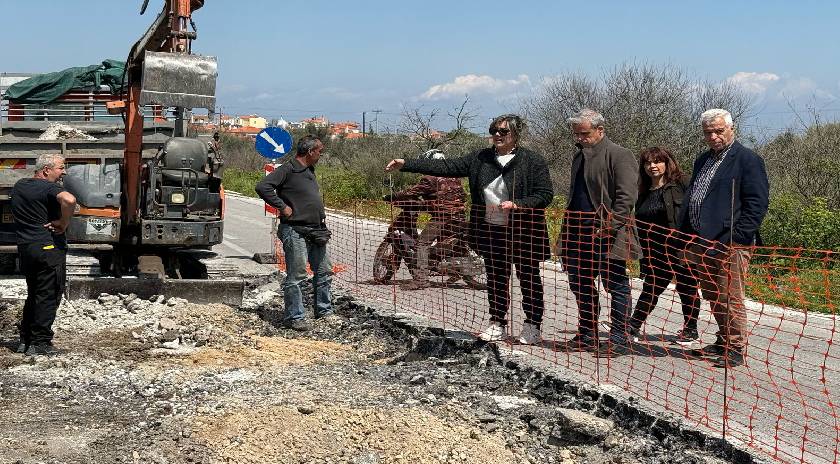 Έναρξη εργασιών ανακατασκευής δημοτικής οδού Μόριας – Παναγιούδας από το Δήμο Μυτιλήνης