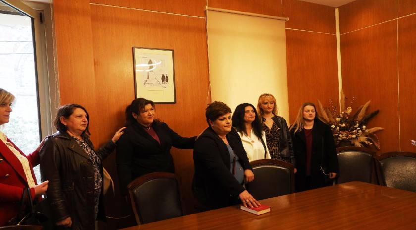 Ορκίστηκαν οκτώ (8) νέοι μόνιμοι υπάλληλοι στον Δήμο Δυτικής Λέσβου