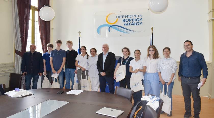 Συνάντηση Περιφερειάρχη με Γερμανούς μαθητές 