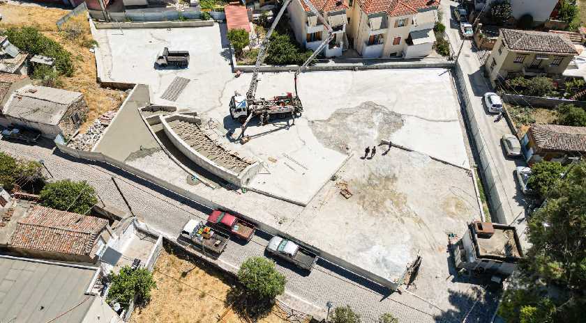 Αυτοψία Χριστόφα στο έργο ανάπλασης – διαμόρφωσης περιβάλλοντος χώρου πάρκου «Παράδεισος» Παμφίλων