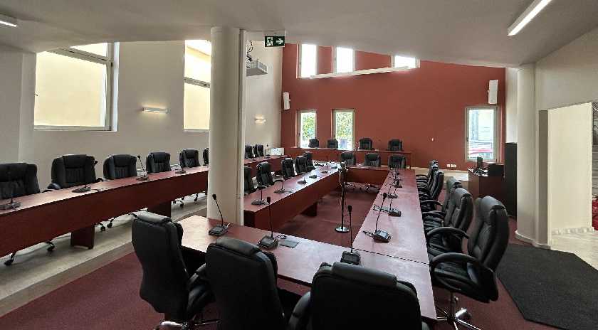 Εγκαίνεια της αίθουσας συνεδριάσεων του Δημοτικού συμβουλίου του Δήμου Δυτικής Λέσβου