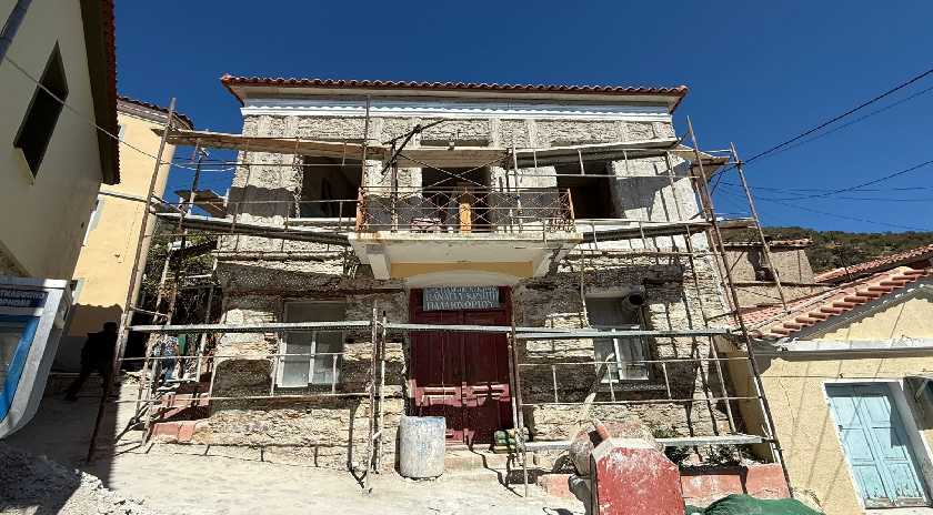 Επίσκεψη του Δημάρχου Μυτιλήνης Παναγιώτη Χριστόφα σε Πέραμα, Πλωμάρι και Παλαιοχώρι