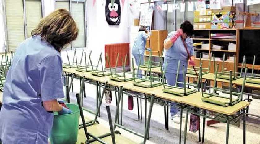 Δήμος Δυτ.Λέσβου:Καθεστώς πλήρους απασχόλησης σε ποσοστό 85% οι σχολικές καθαρίστριες