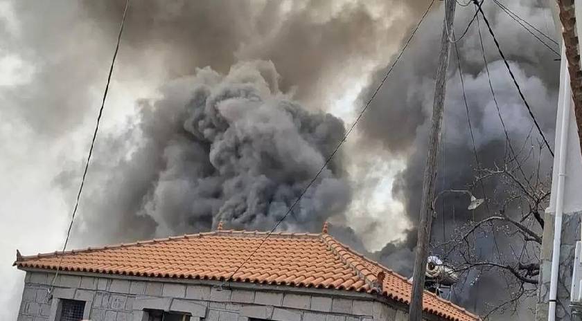 Κάηκε ολοσχερώς σπίτι στο χωριό Στύψη