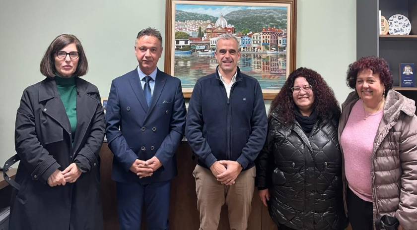 Συνάντηση Δημάρχου Μυτιλήνης, Παναγιώτη Χριστόφα με μέλη της νέας Διοίκησης της “Κυψέλης”