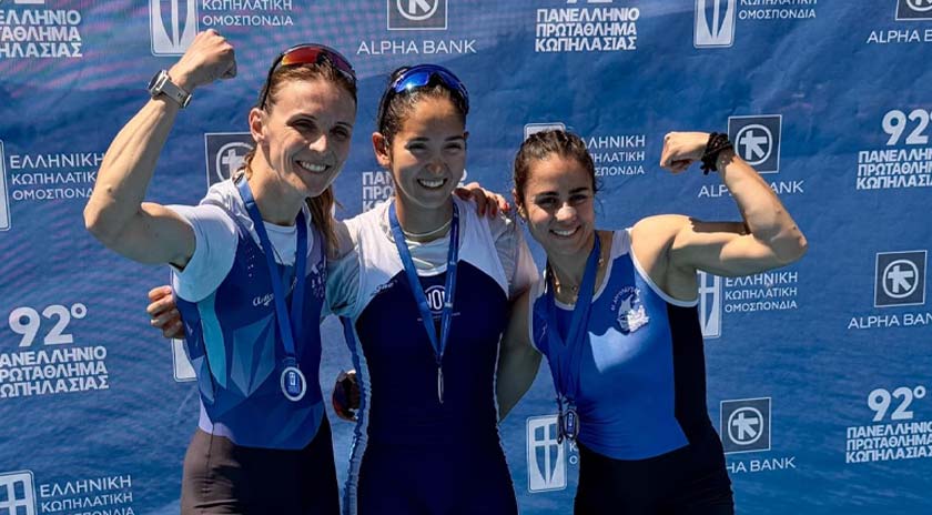 Χρυσό μετάλλιο για Κοντού – Σγουρέλλη στο 92ο Πανελλήνιο Πρωτάθλημα Κωπηλασίας