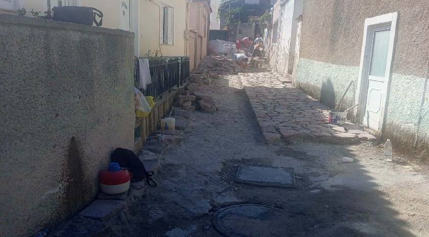 Πλακοστρώσεις σε χωριά της Δυτικής Λέσβου