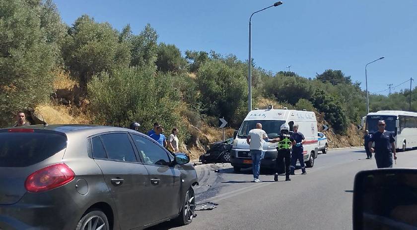 Τροχαίο ατύχημα στην Παγανή