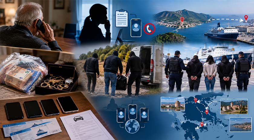 Επιστράφηκαν το σύνολο σχεδόν των αφαιρεθέντων απο την υπόθεση απάτης σε βάρος ηλικιωμένου στη Στύψη