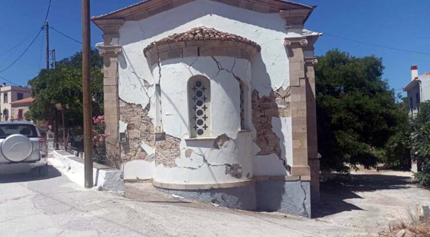 Προς μερική άρση της επικινδυνότητας στη Βρίσα μετά τον σεισμό του 2017